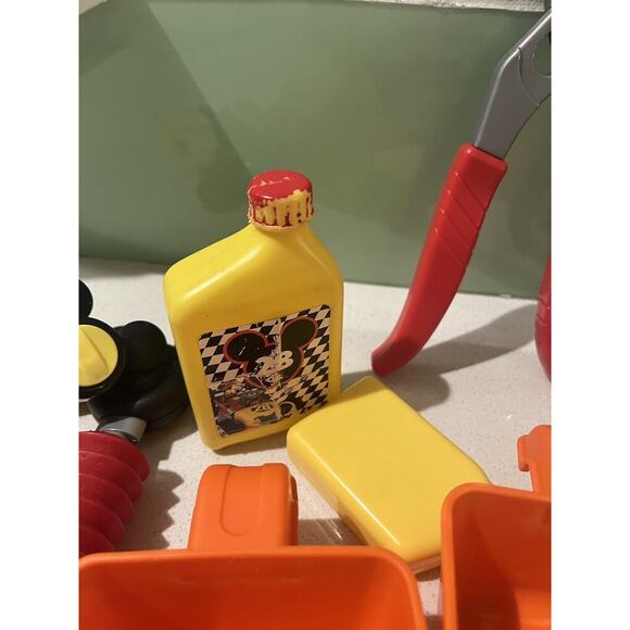 Disney Mickey Mouse Tool Set Clubhouse Kadoer Pieces Work Roadster - Picture 7 of 11